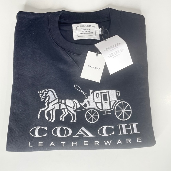 Coach Black Crew Neck Sweater - Picture 8 of 8